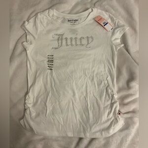White rhinestones Juicy shirt